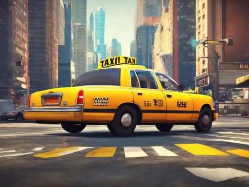 HTML5 game publishing — city taxi game artwork